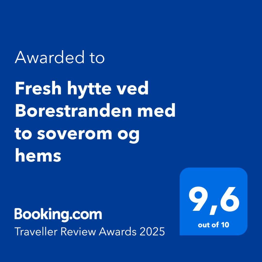 Fresh Hytte Ved Borestranden Med To Soverom Og Hems Klepp Экстерьер фото